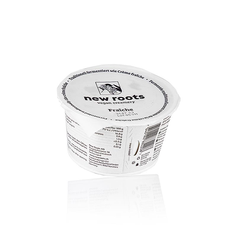 vegan creamery fraiche, cashewbasis, nieuwe wortels, biologisch - 180g - Mok