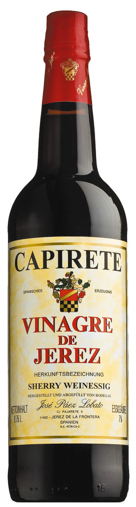 Gran Capirete - Vinagre de Jerez Reserva DOP, sherry vinegar DOP, partially matured up to 50 years, lobato - 750 ml - bottle Gran Capirete - Vinagre de Jerez Reserva DOP, sherry vinegar DOP, partially matured up to 50 years, lobato - 750 ml - bottle