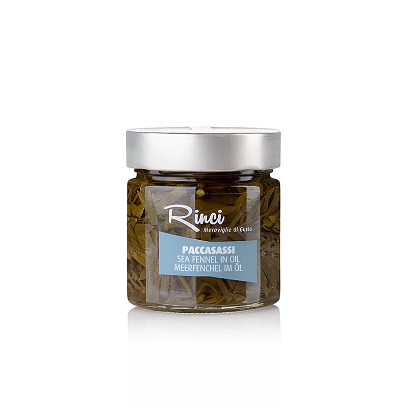 Paccasassi - Meerfenchel in Nativem Olivenöl Extra, Rinci - 200 g - Glas