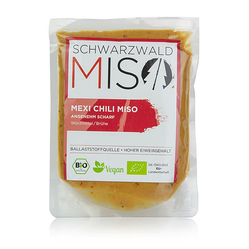 Miso Mexi Chili Paste, angenehm scharf, Schwarzwald Miso, BIO - 220 g - Beutel