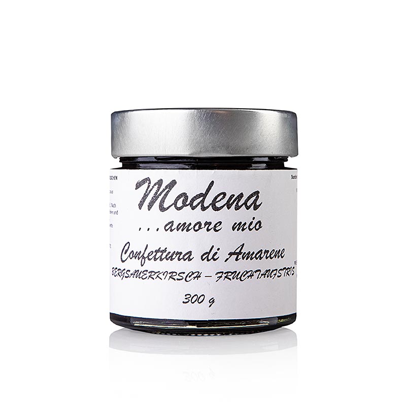 Tartinade de cerises aigres des montagnes (Amarena), Modena Amore Mio - 300 grammes - Verre