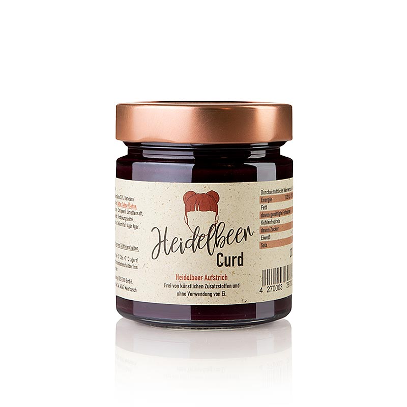 Curd de myrtilles de Missy - 200 g - Verre