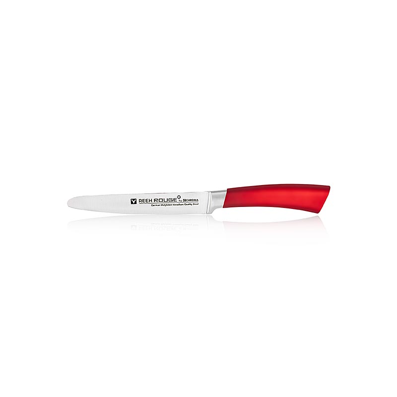 RR-08 Kids Universal Knife with rounded tip (13cm) REEH Rouge by Chroma - 1 piece - box