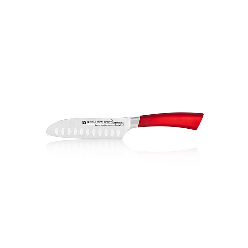 Couteau Santoku Kids RR-09 a pointe arrondie (12cm) REEH Rouge par Chroma - 1 piece - boite