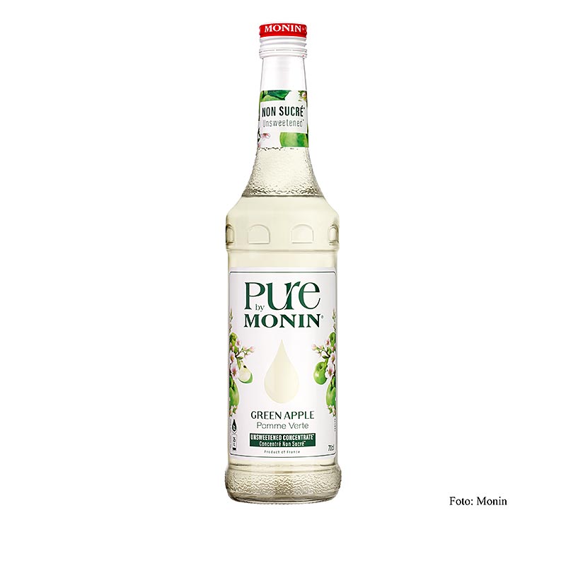 Monin PURE - Pomme verte, non sucree, 1:25 - 700 ml - Bouteille