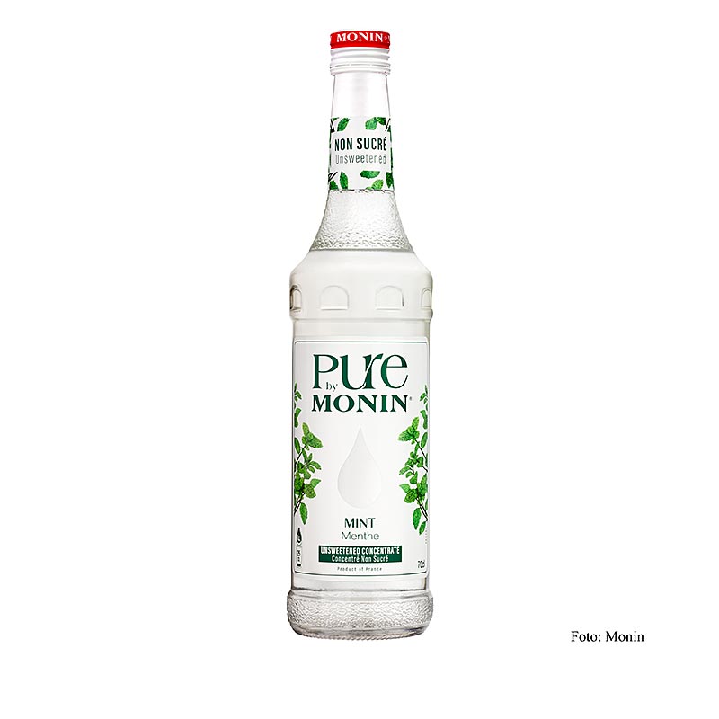 Monin PURE - Menta, sem acucar, 1:25 - 700ml - Garrafa