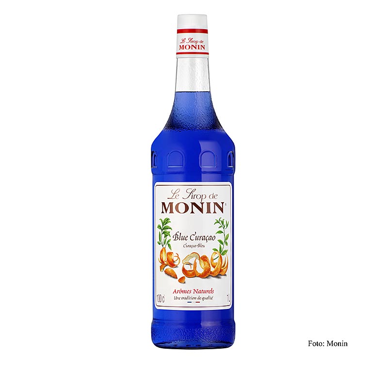 Monin Curacao Blue Sirup - 1 l - Flasche