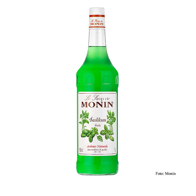 Monin Basilikum Sirup - 1 l - Flasche