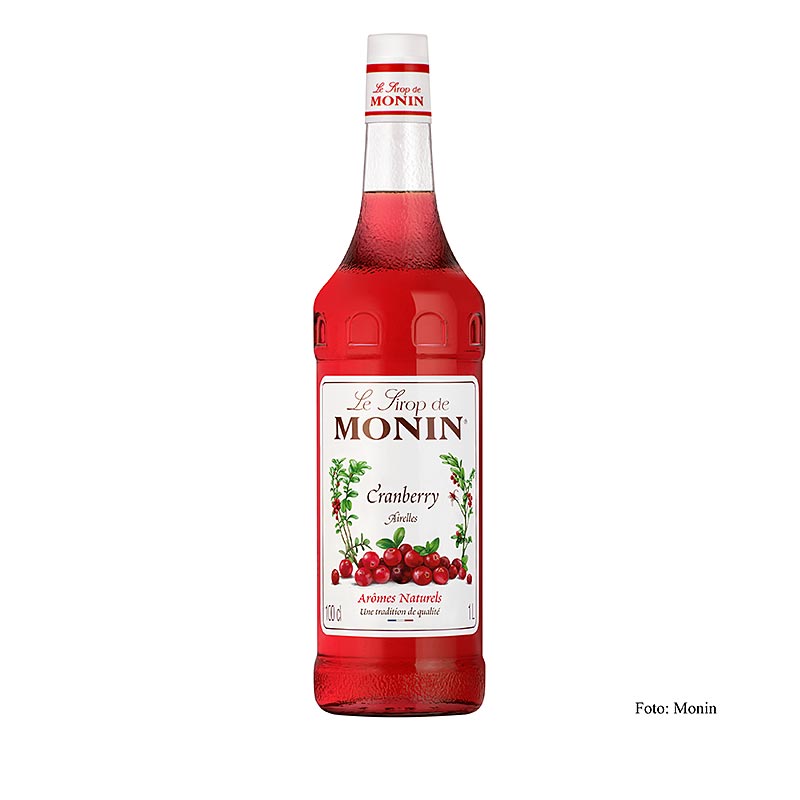 Monin Cranberry Sirup 1:8 - 1 l - Flasche