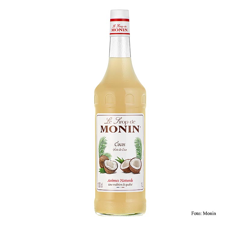 Sirop de noix de coco Monin 1:8 - 1 litre - Bouteille