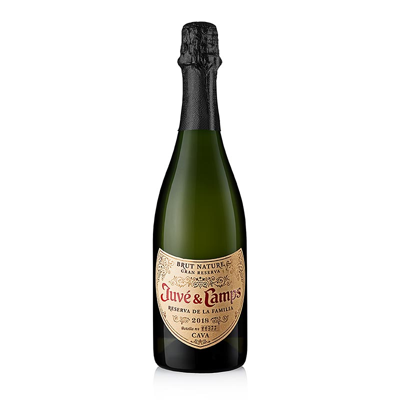 2018er Gran Reserva Familia, Cava, Brut Nature, 12 % vol., Juve y Camps, BIO - 750 ml - Flasche