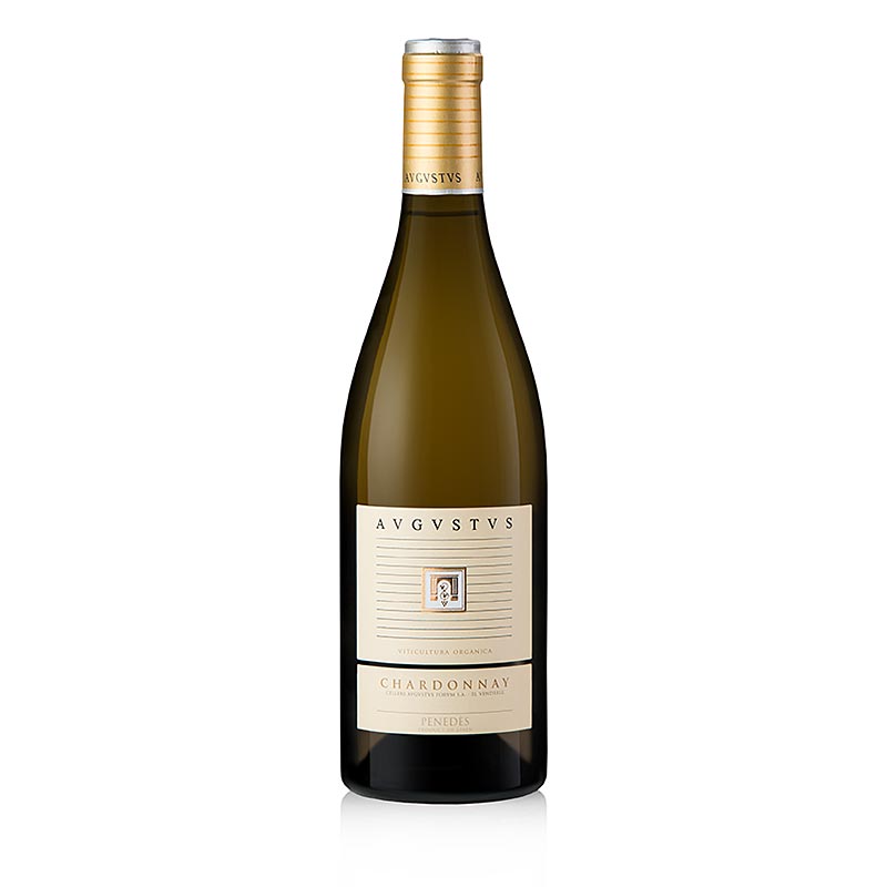 2021 Chardonnay, wytrawne, 12,5% obj., Augustus, organiczne - 750ml - Butelka