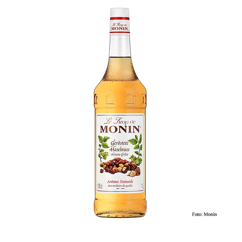 Syrop z prazonych orzechow laskowych Monin 1:8 - 1 litr - Butelka