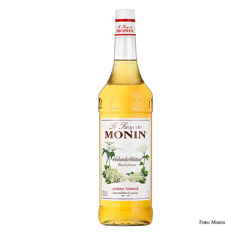 Sirop de fleur de sureau Monin 1:8 - 1 litre - Bouteille