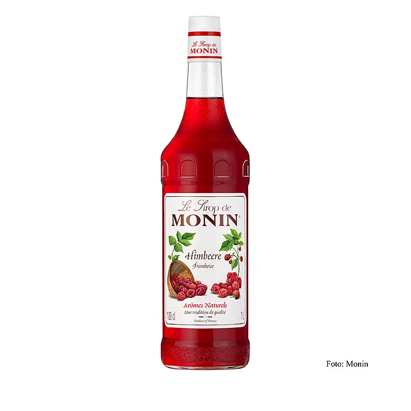 Syrop malinowy Monin 1:8 - 1 litr - Butelka