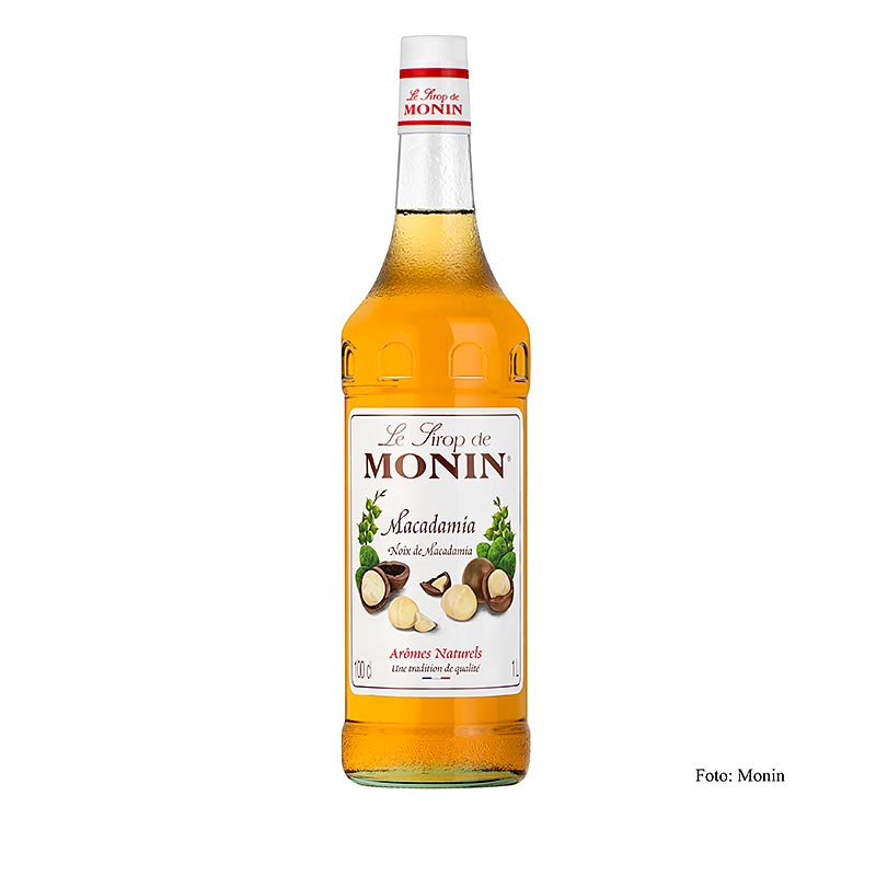 Sciroppo di noci di macadamia Monin 1:8 - 1 litro - Bottiglia