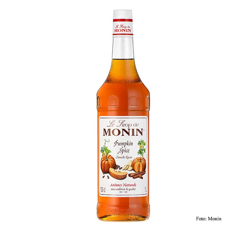 Sirop d`epices de citrouille Monin 1:8 - 1 litre - Bouteille