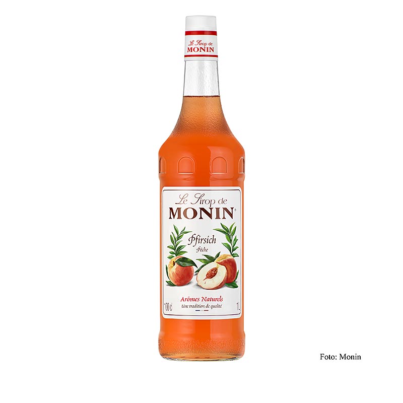 Syrop brzoskwiniowy Monin 1:8 - 1 litr - Butelka