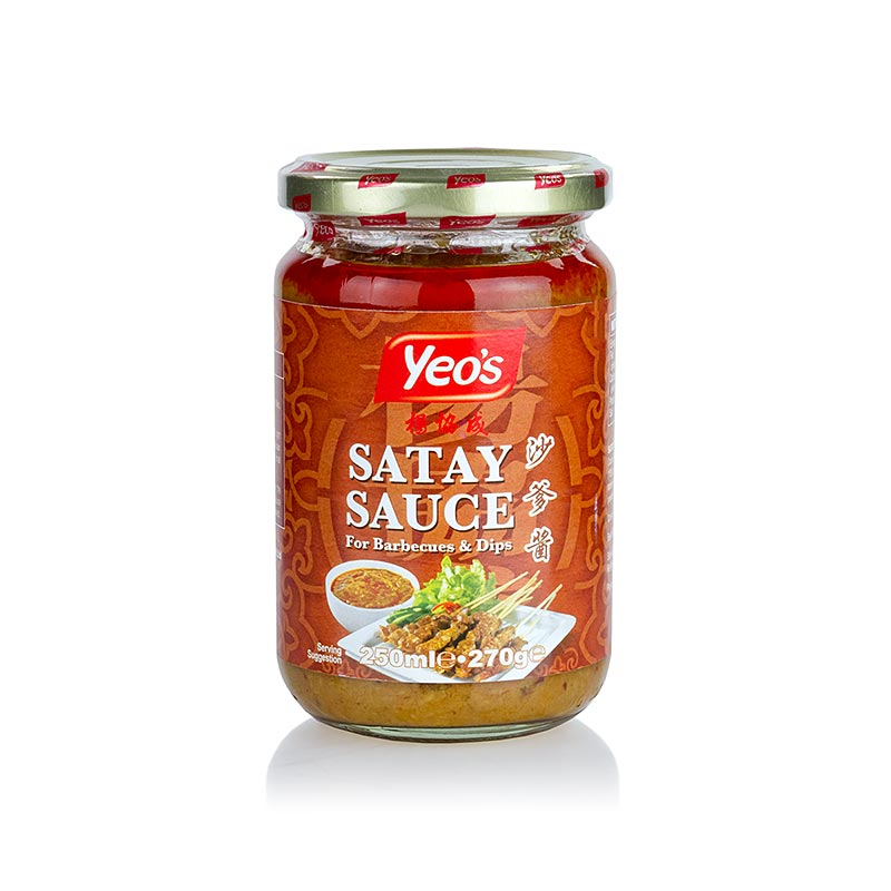 Satay arasidova omacka, na satay spizy, Yeo`s - 250 ml - sklo