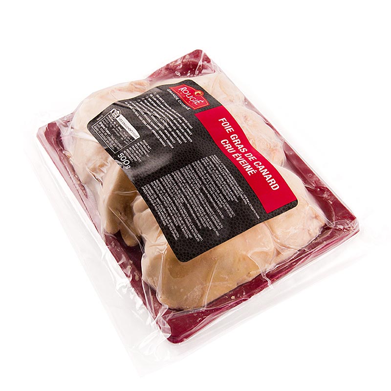 Kaczka foie gras, zdenerwowana, rougie - 500g - skrzynka