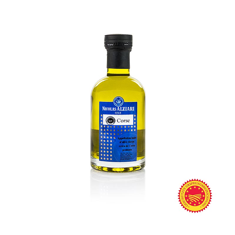 Olio extravergine di oliva, AOP/DOP, Corsica, Alziari - 200 ml - Bottiglia