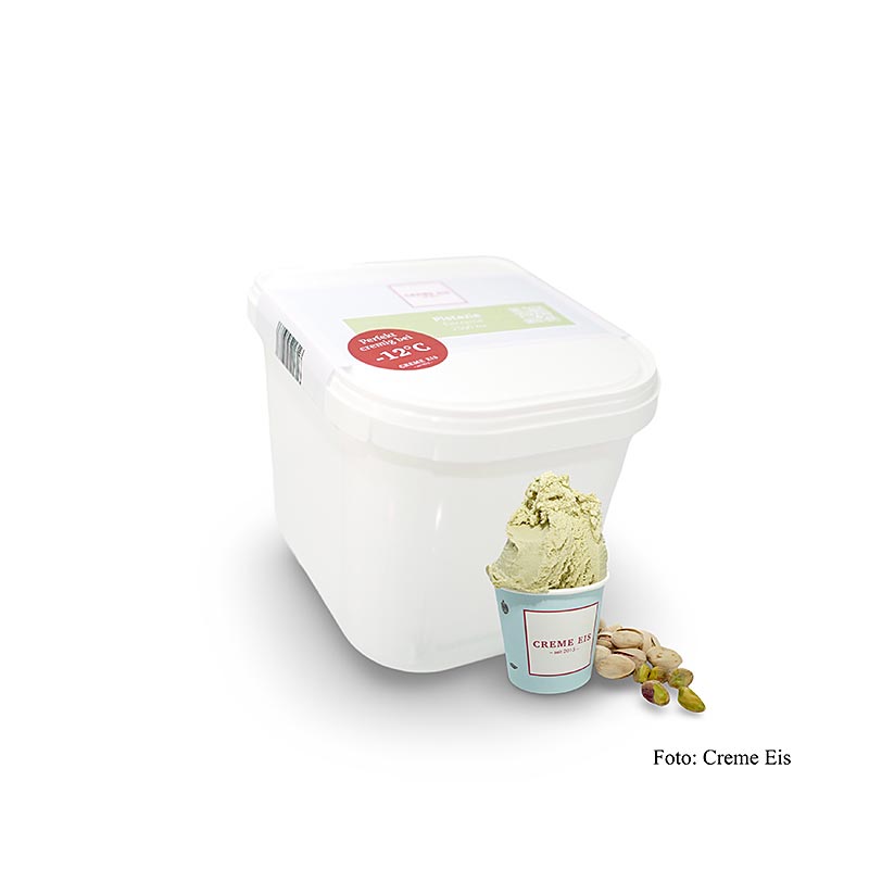 Gelato alla crema - pistacchio, inserto GN - 2,5 litri - Guscio in PE