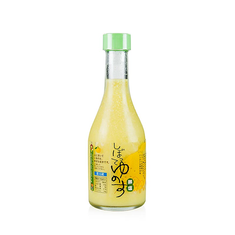 Yuzu Juice Shibotte, swiezy, 100% sok z owocow cytrusowych - 300ml - Karton