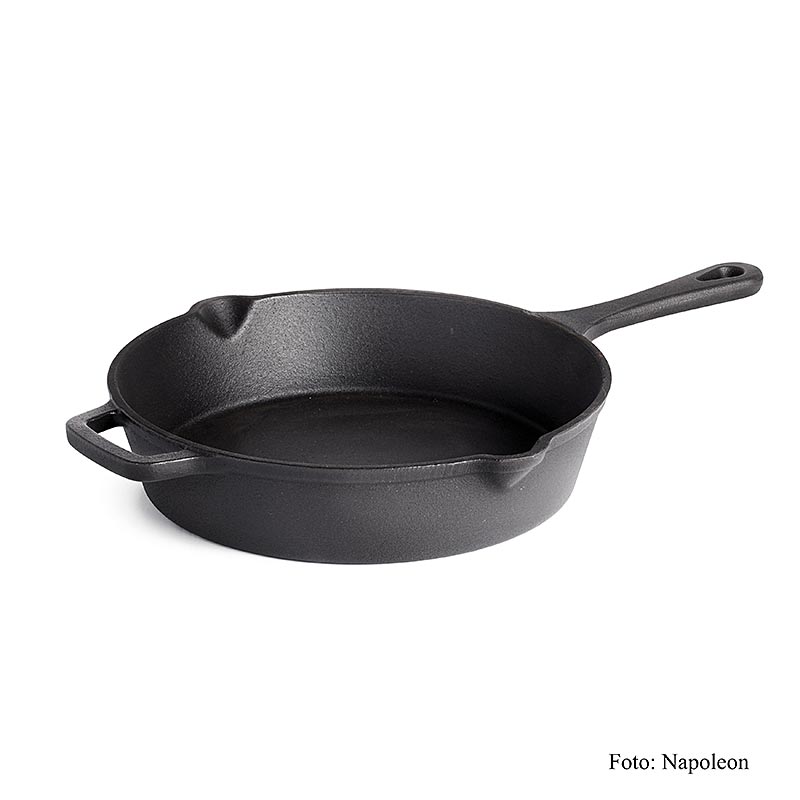 Accesorios para parrilla Napoleon - sarten, hierro fundido, 24 cm - 1 pieza - Cartulina