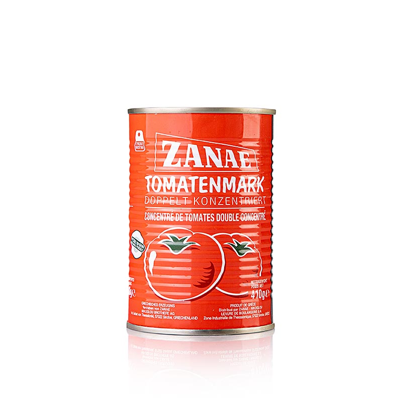 Tomato paste, double concentrated, 410g, ZANAE - 410g - Can