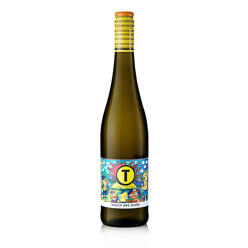 2022 SCHICK ja SCHON Riesling, kuiva, 12,5 tilavuusprosenttia, Tina Pfaffmann - 750 ml - Pullo