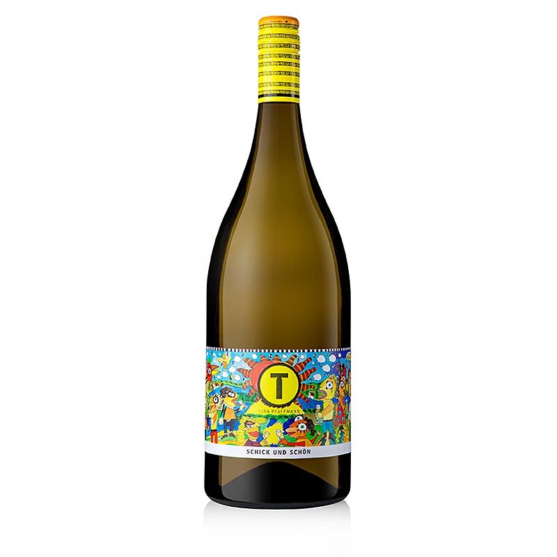 2020er Schick und Schön Riesling, trocken, 13% vol., Magnum, Tina Pfaffmann - 1,5 l - Flasche