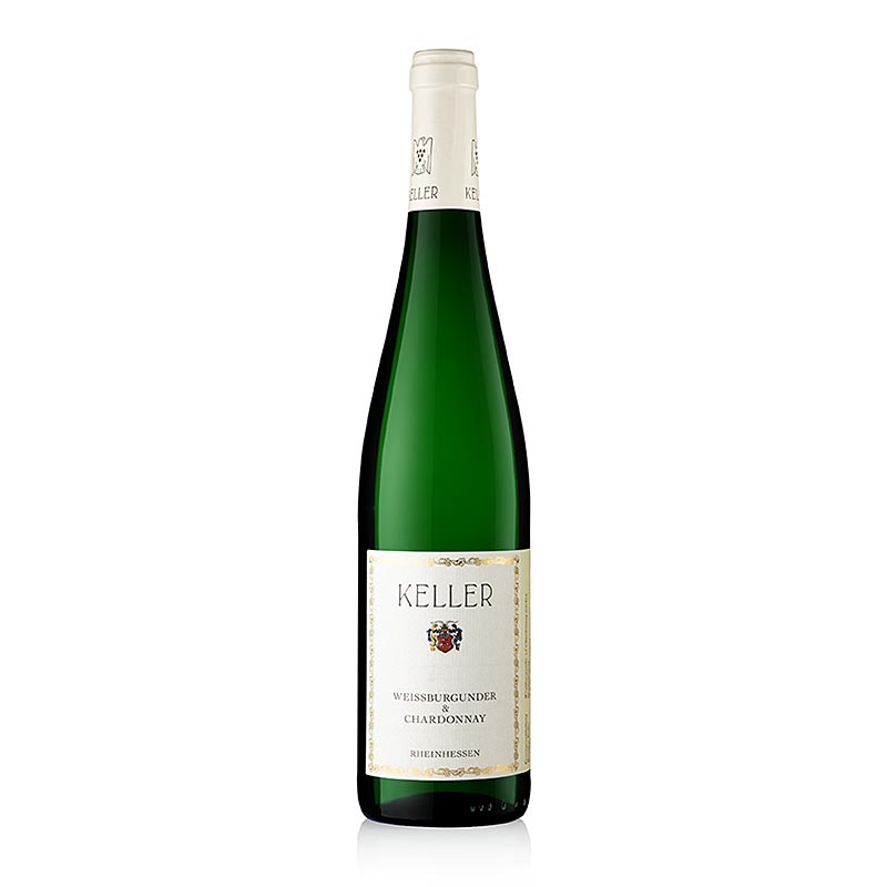 2023 Pinot Blanc ja Chardonnay, kuiva, 12,5 tilavuusprosenttia, K. Keller - 750 ml - Pullo