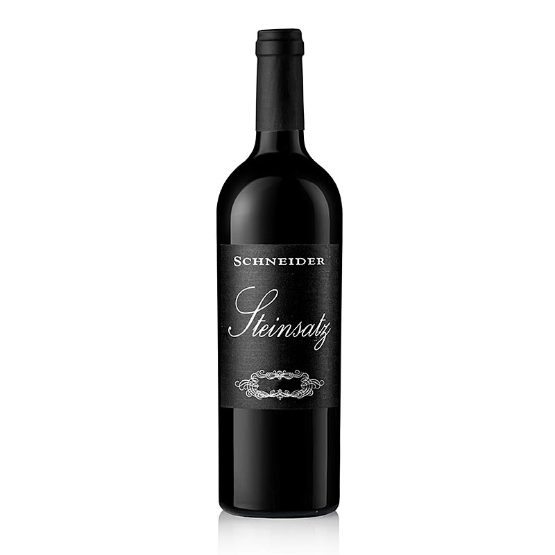 2019er Steinsatz Rotwein, trocken, 14% vol., Schneider - 750 ml - Flasche