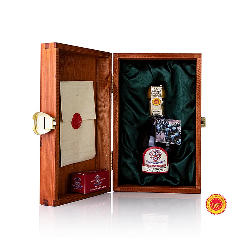 Aceto Balsamico Tradizionale DOP / PDO, Riserva Ginepro, 80 years, Malpighi - 100ml - Bottle