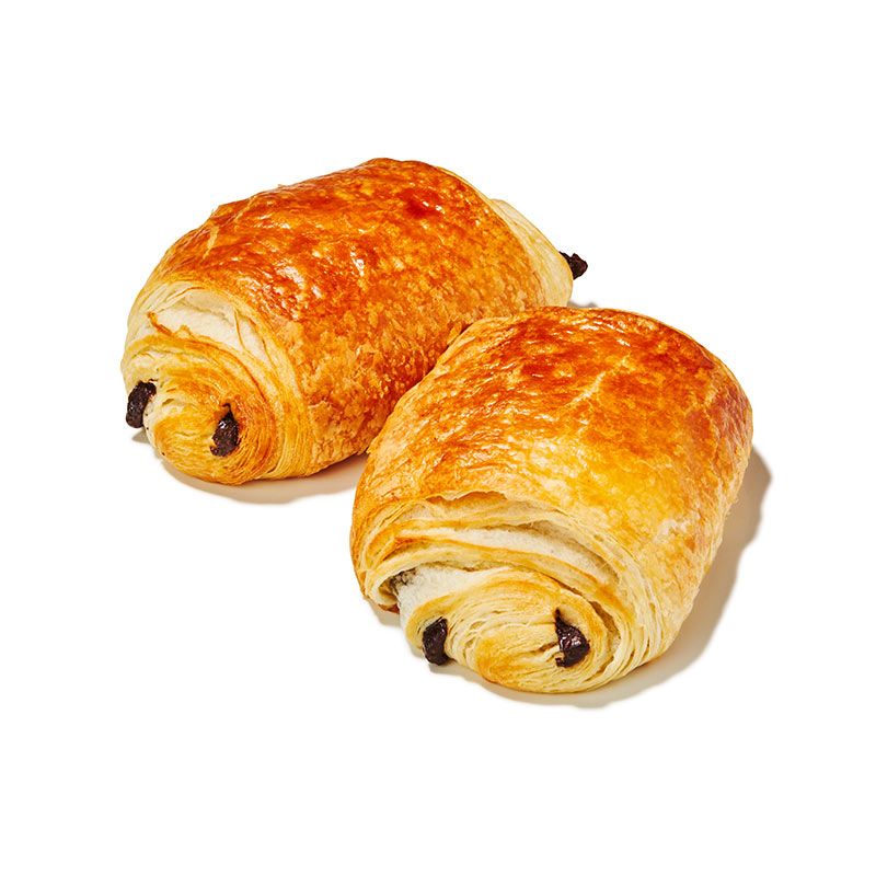 Croissant au chocolat pret a cuire, 80g - 2,4 kg environ 60 pieces - sac