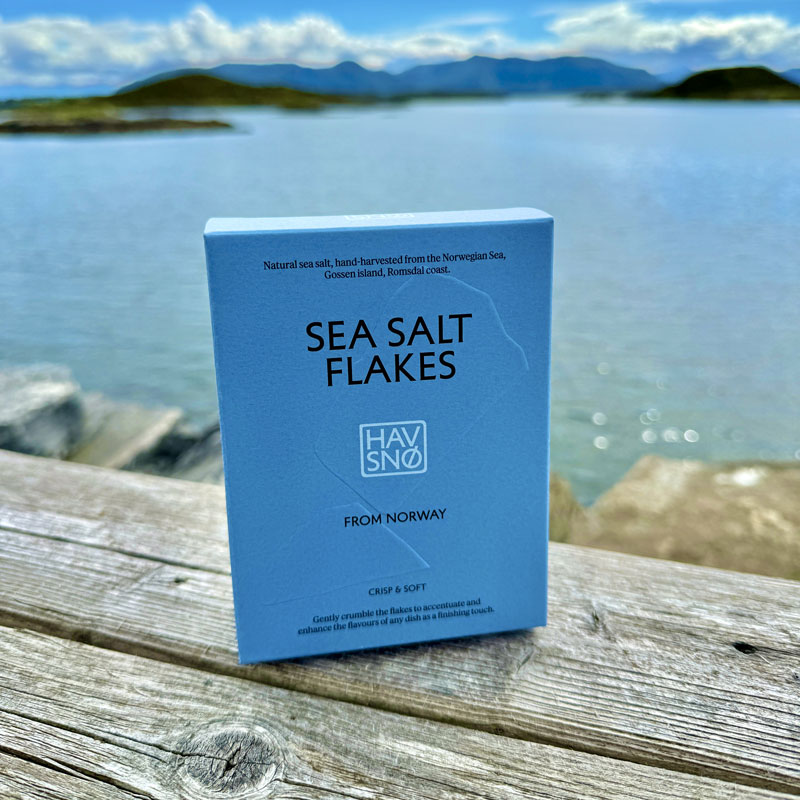 HAVSNO, HAVSNØ sea salt flakes, from Norway - 175g - Carton / Bag