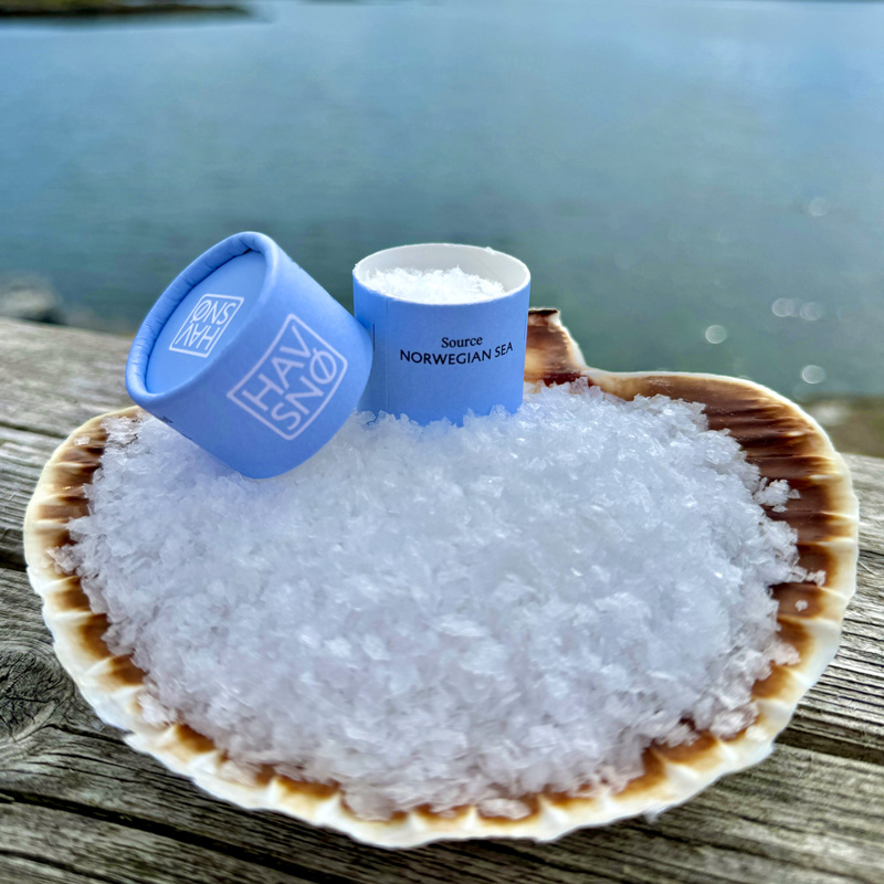 HAVSNO, HAVSNØ sea salt flakes, from Norway - 8g - Can