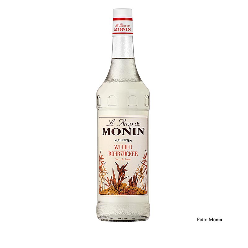 Monin Rohrzucker, weiß, Sirup 1:8 - 1 l - Flasche