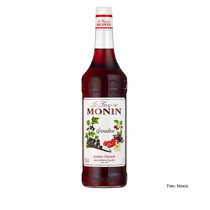 Sciroppo di granatina Monin 1:8 - 1 litro - Bottiglia