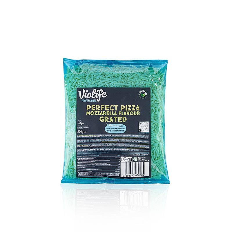 Violife - Perfect Pizza, grated, vegan cheese alternative with mozzarella flavour - 500g - bag