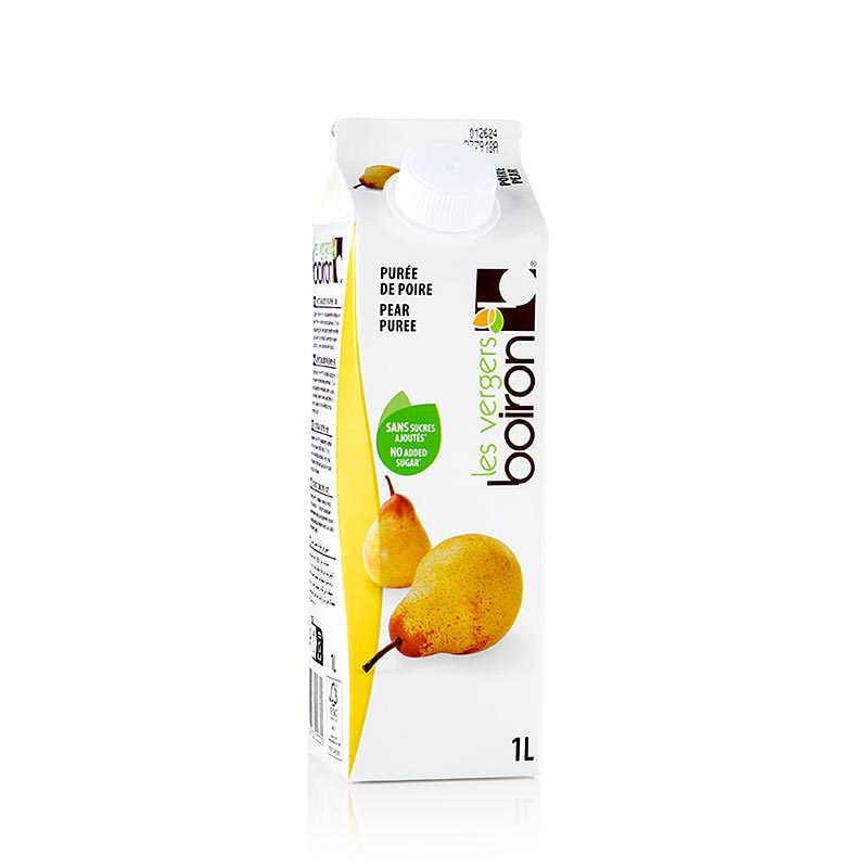 Boiron Birnen Püree, pasteurisiert, 100% Frucht - 1 kg - Tetrapack