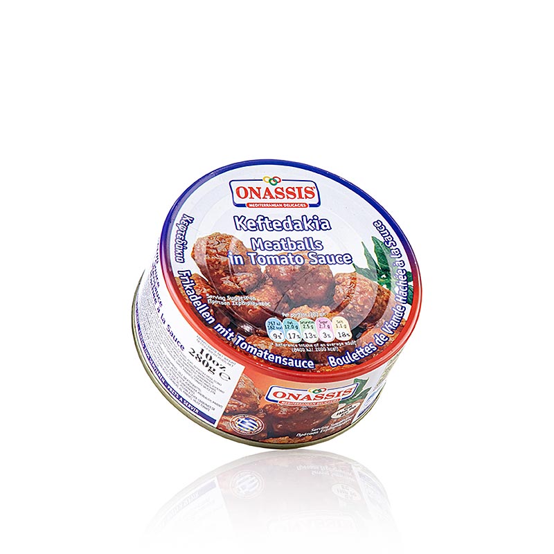 Meatballs in tomato sauce, Onassis - 280g - Can