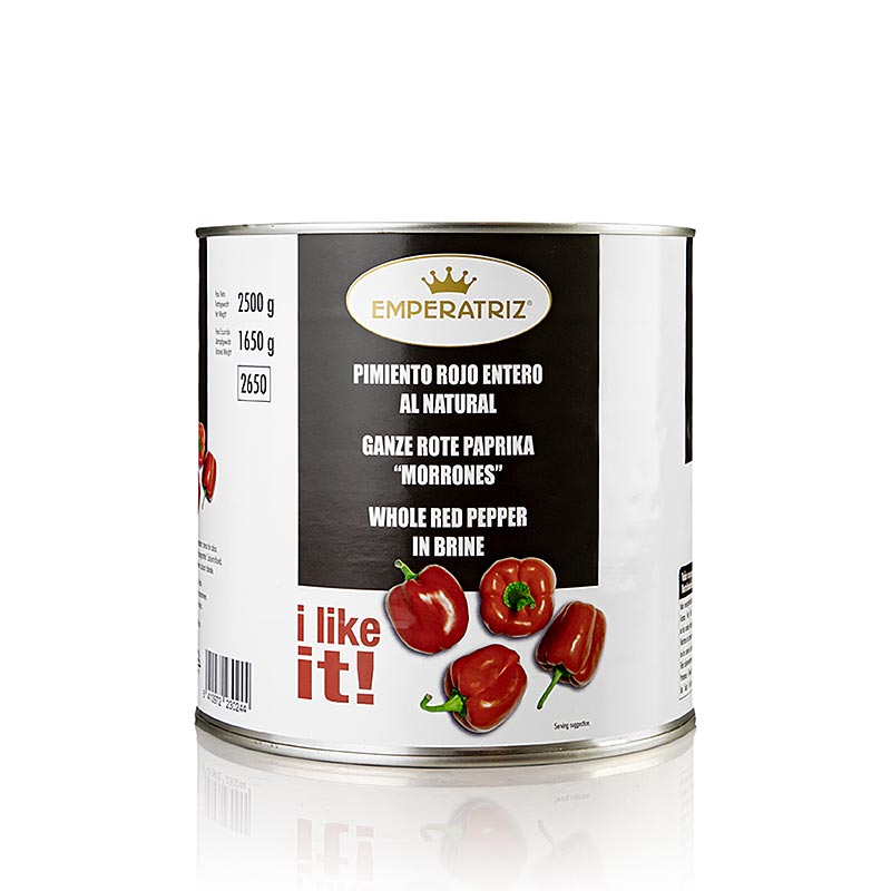 Pimientos, hamozott paprika, sos leben - 2,5 kg - tud