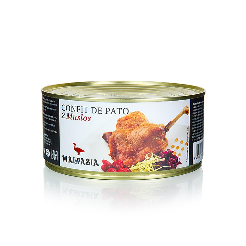 Cuisses de canard confites, 2 pieces, Malvasia - 800g - peut