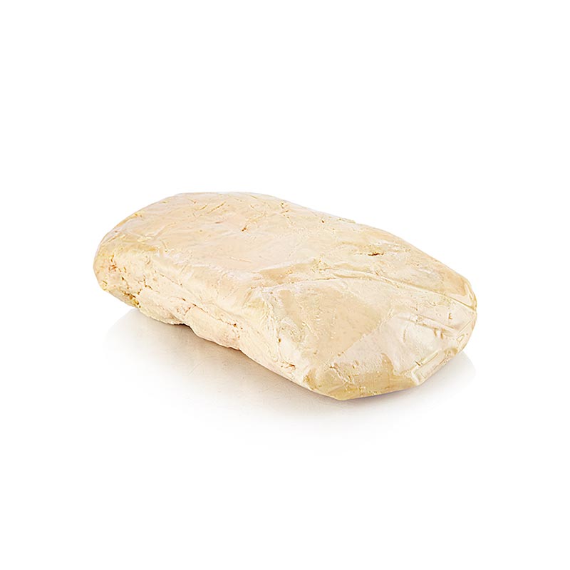 Foie gras de canard cru eviscere, Europe de l`Est, 4 morceaux d`environ 500g chacun, masse - environ 2 kg - vide