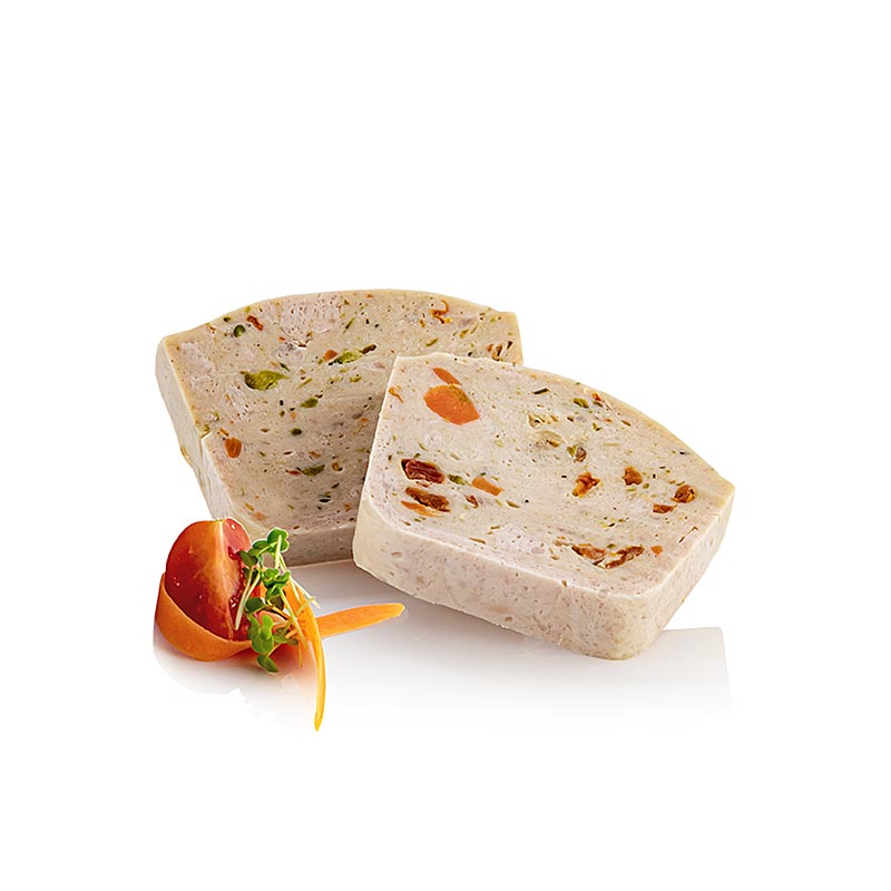 Aspergeterrine, gemaakt van kalkoenvlees - 500g - Karton tk