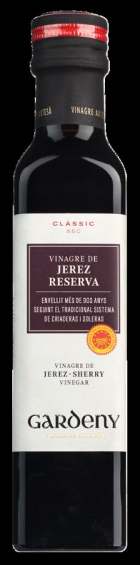 Vinagre de Jerez Reserva DOP, Sherryessig, gereift, Gardeny - 250 ml - Flasche