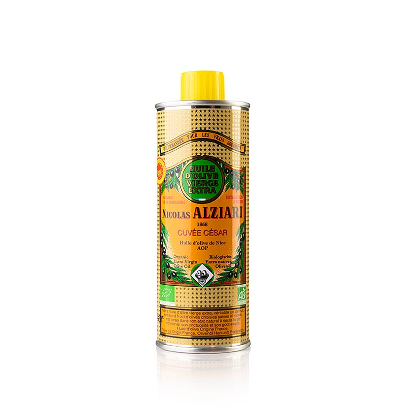 Extra virgin olive oil Alziari Cuvee Cesar PDO, Cailletier, Grand Cru, ORGANIC - 250ml - Can