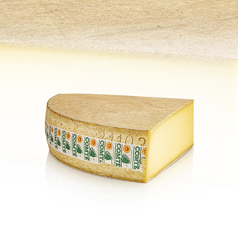 Comte AOP, hard cheese, aged 6 months, quarter wheel - approx. 10 kg - foil