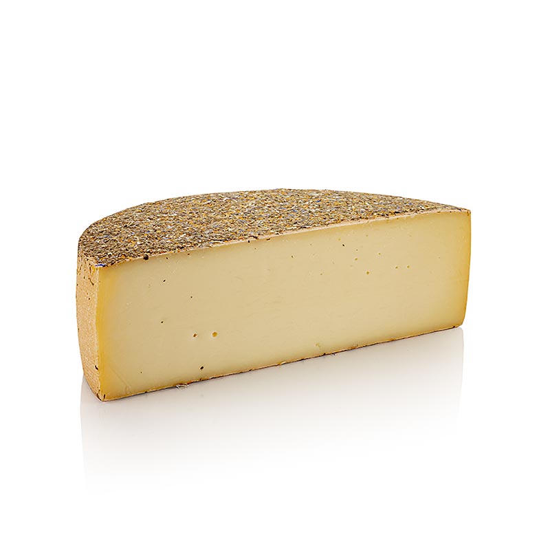 Queso de flor de heno, queso duro austriaco, 1/2 rueda, ecologico - aproximadamente 3 kilogramos - frustrar